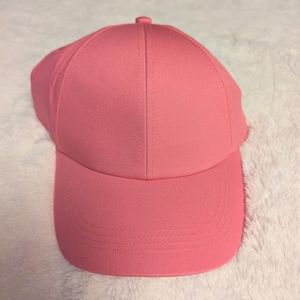 Salmon Pink Baseball Hat - H&M